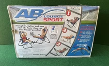 AB Lounge Sport Abdominal Workout Fitness Exercise Blue Lounger Chair Machine