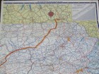 GULF OIL Gas service station Pennsylvania Tourgide road map — photo 8