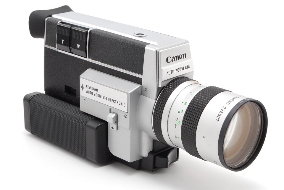 [ Exc+5 ] Canon Auto Zoom 814 Electronic Super8 Movie Camera From JAPAN