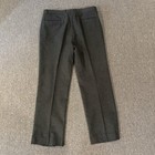 Vtg Gray Wool Blend Seamed Men’s Dress Pants Sz 35x30 A2925 — photo 3