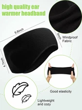 Women's Men's Ear Warmer Winter Head Band Fleece Ski Ear Muff Stretch Hair Band