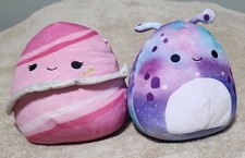 Squishmallow, Set Of 2 Zuzana The Saturn Space Daxxon Alien