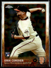2015 Topps Chrome #145 Erik Cordier RC Giants Rookie