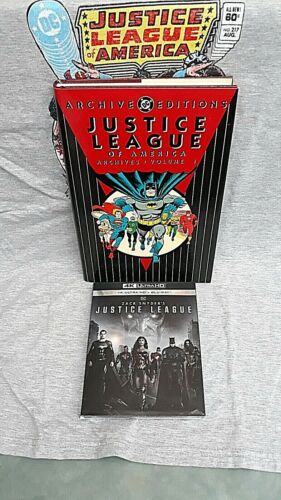 DC Archives: JLA Vol 1 (NM, 1st print, HC) +4K Ultra blu-ray Justice League - Picture 1 of 12
