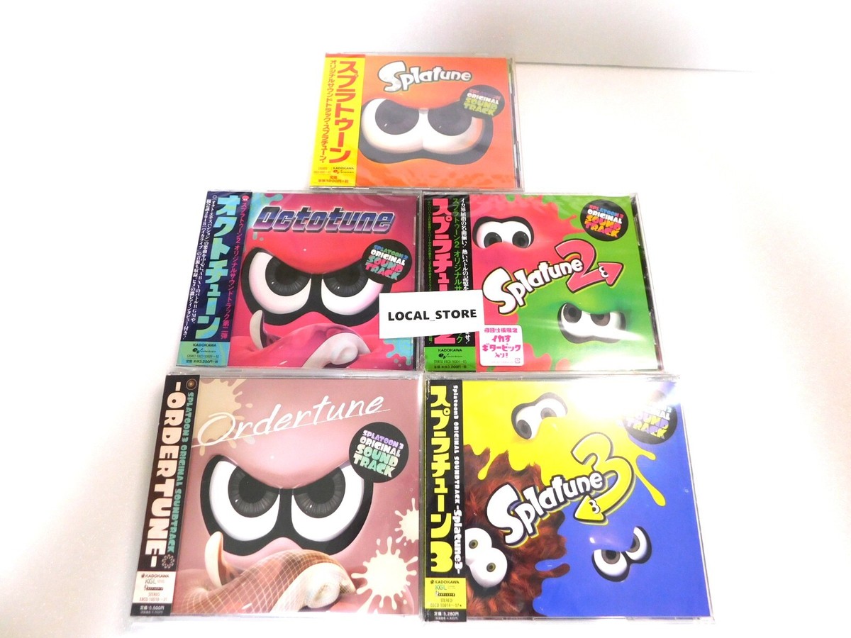 Splatoon ORIGINAL SOUNDTRACK Splatune Octotune Ordertune CD 5SET 