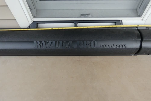 FLAMBEAU BAZUKA PRO Fishing Pole Fly Rod Travel & Storage Case HEAVY DUTY!