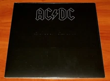 AC/DC BACK IN BLACK LP *EU* REMASTERED COLUMBIA PRESS VINYL EMBOSSED COVER New
