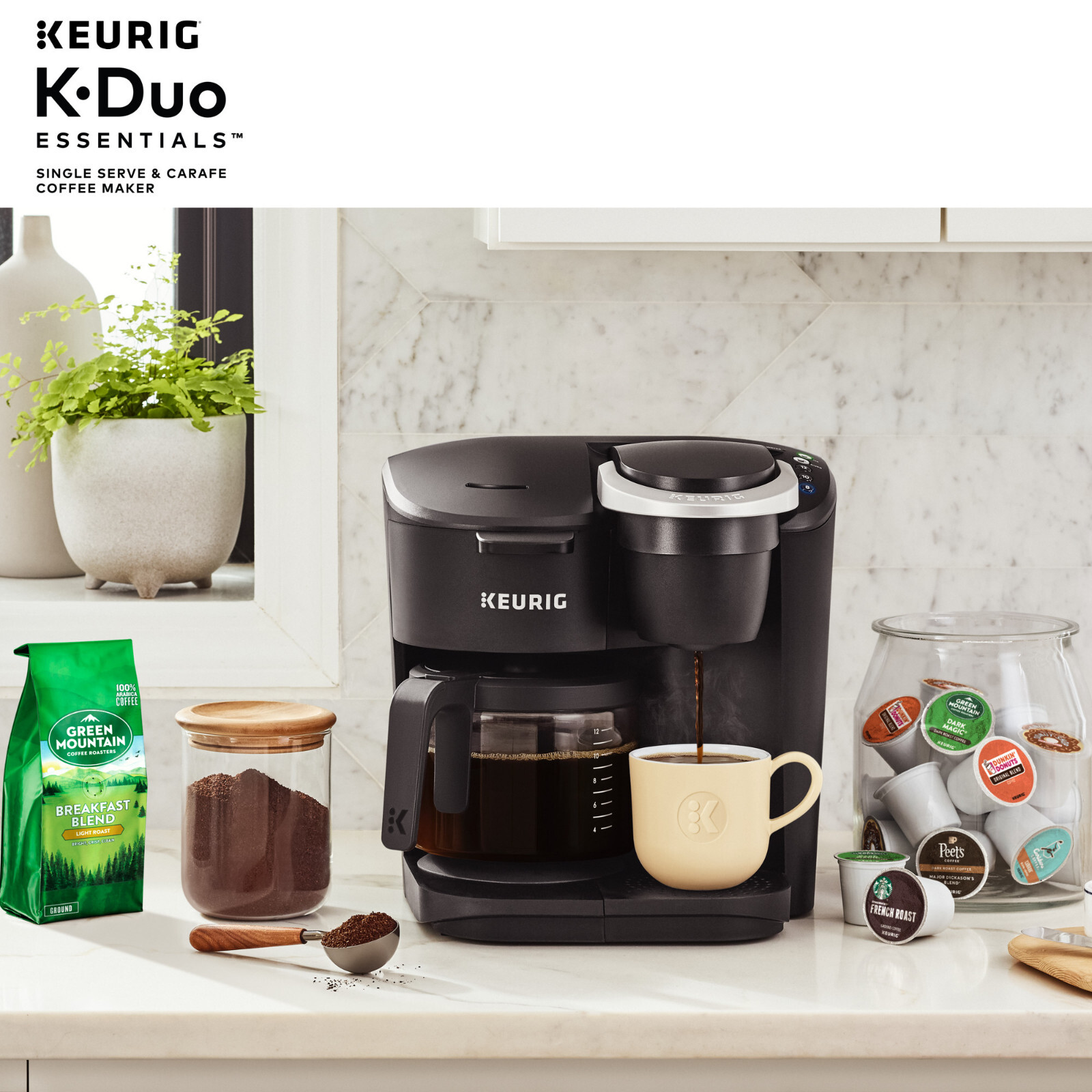 Keurig K-Duo Essentials 12 Cup Coffee 