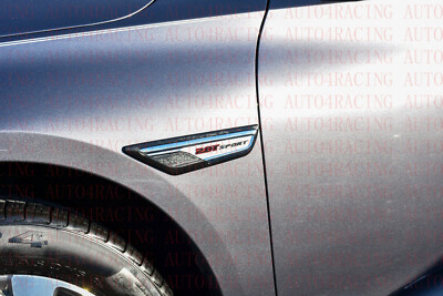 2.0T Sport Fender Emblem Gloss Black – Fit 2018-2022 Honda Accord, Left+Right-484330