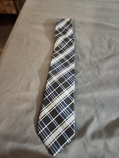 Men's Tie Perry Ellis Portfolio Plaid Tie 100 Silk