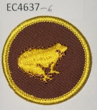 Boy Scout Patrol Medallion Yellow Frog Patrol...