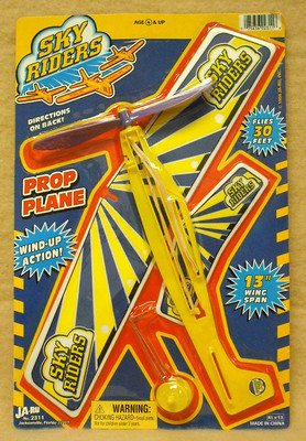 sky riders styrofoam plane