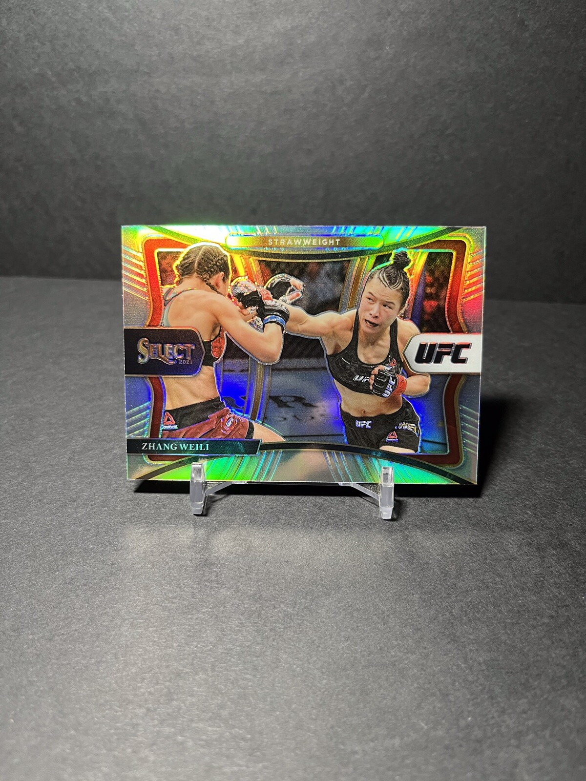 2021 Zhang Weili Select UFC Premier Silver Prizm