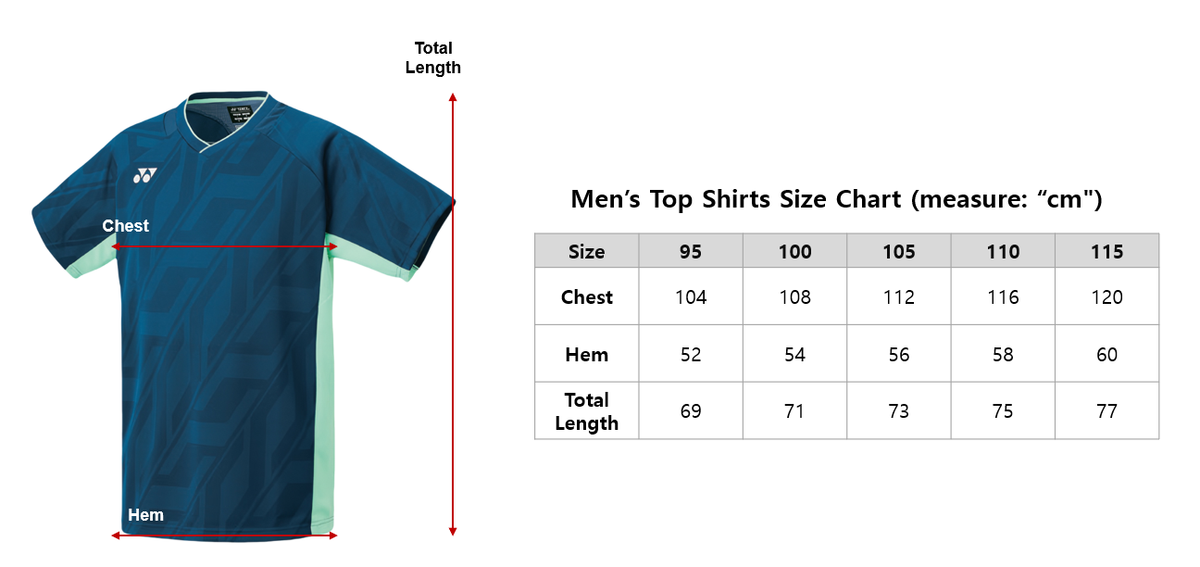 YONEX 25S/S Men's Badminton T-Shirts National Uniform Top Tee