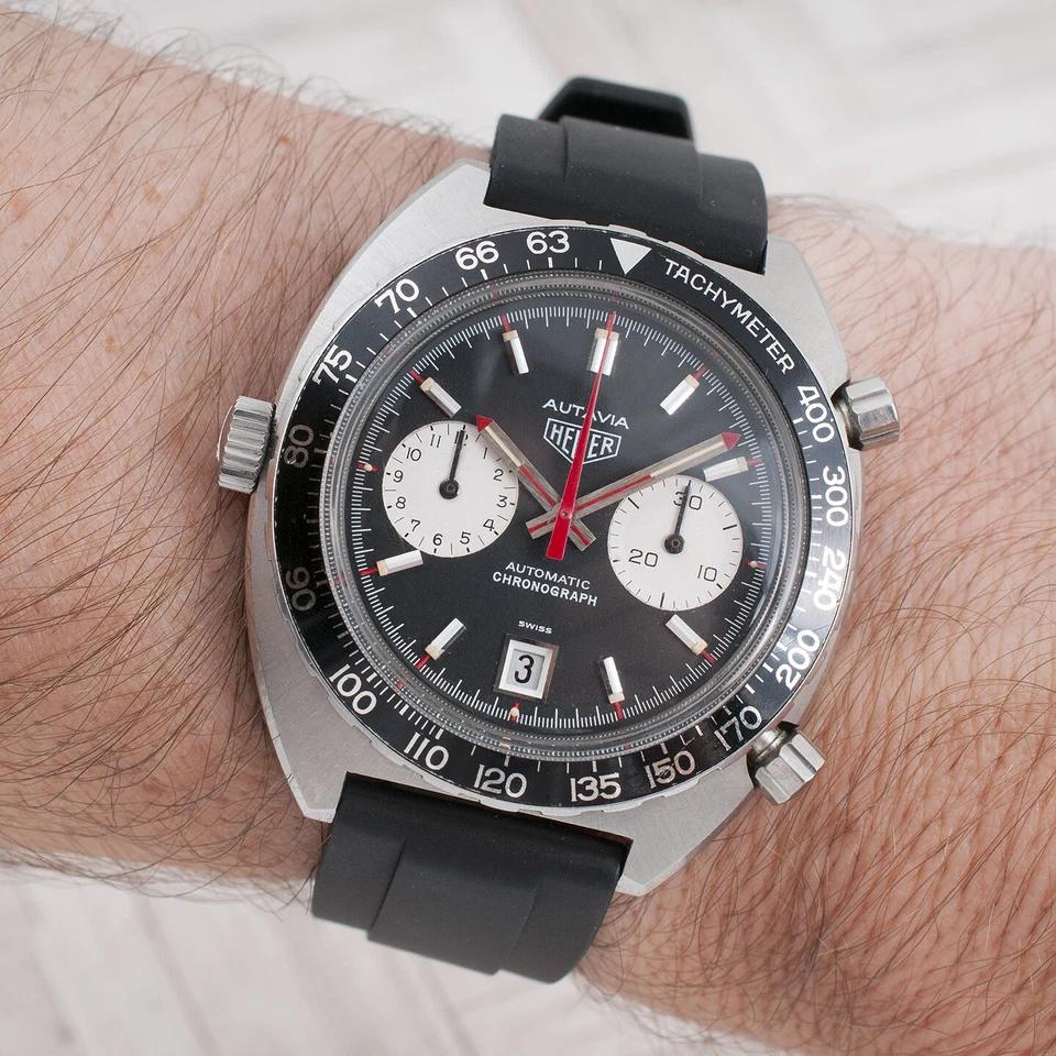 Extra Long for Big + Large Wrists FKM Rubber Quick Release Watch Strap Band Dive - Image 3 of 4