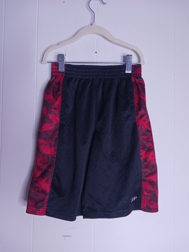 Proplayer Black Red Camo Side Shorts Youth Boys Size 7 - Picture 7 of 7