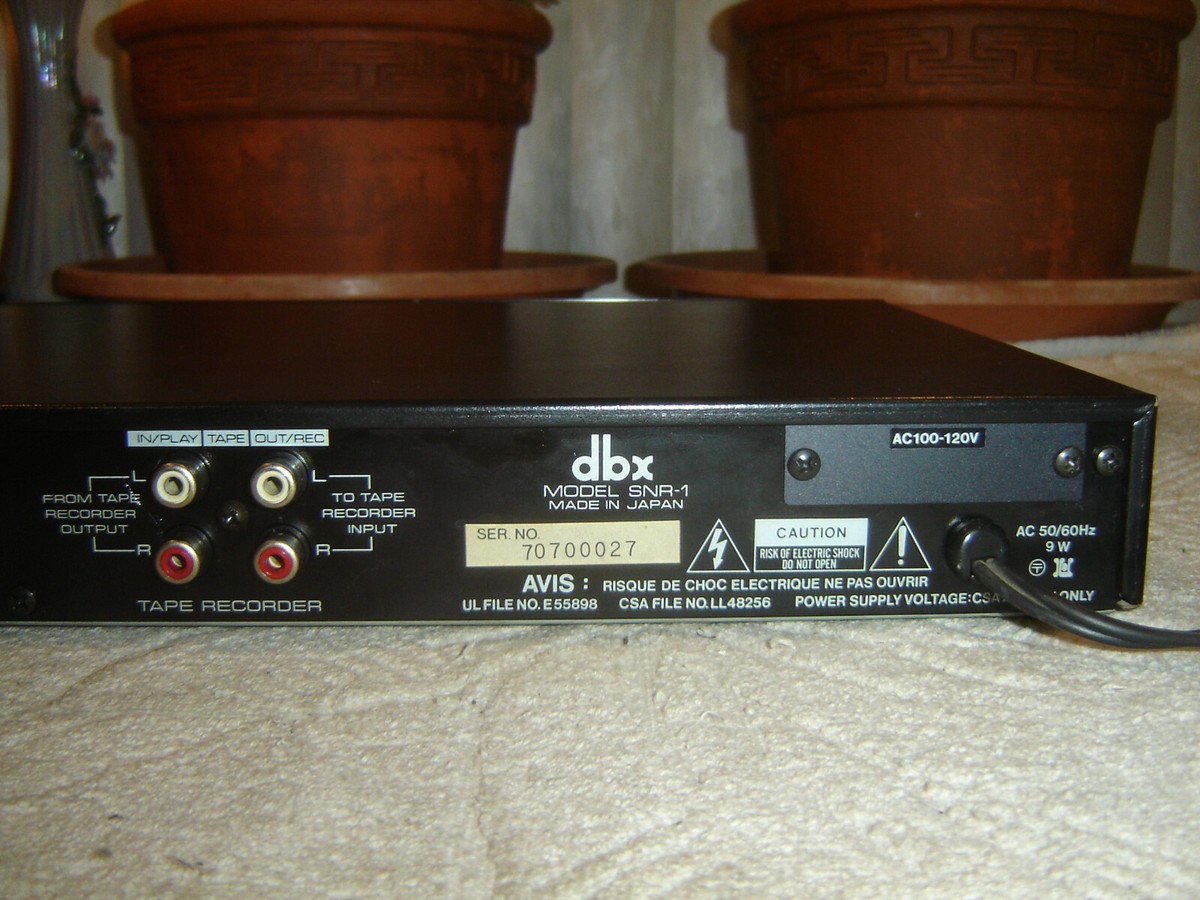 dbx SNR-1 シングルエンド ソースノイズリダクションシステム dbx SNR