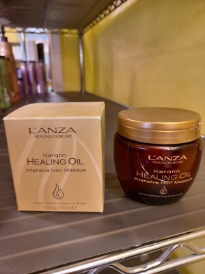 LANZA Keratin Healing Oil Intensive Hair Masque, 7.1 oz New in Box !
