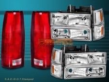 94-98 Chevy Full Size C10 Ck Suburban Tahoe Headlights Bumper Tail Lights 8 Pcs 94-98 Chevy Full Size C10 Ck Suburban Tahoe Headlights Bumper Tail Lights 8 Pcs