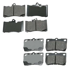 Akebono ProAct Front & Rear Ceramic Brake Pads Kit for GS350 GS450h GS460 IS350