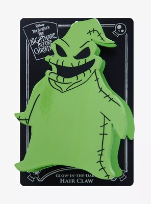 Disney Nightmare Before Christmas Oogie Boogie Glow In The Dark Hair Claw Clip