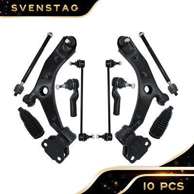 SVENSTAG Control Arm Kit with Sway Bar Links for 2010-2013 Mazda 3 - 10Pcs