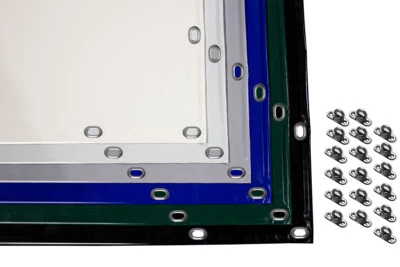 ANKO PLANEN LKW PVC Plane mit Saum und Ovalösen Dach Terrasse Balkonverkleidung (720g/m²)