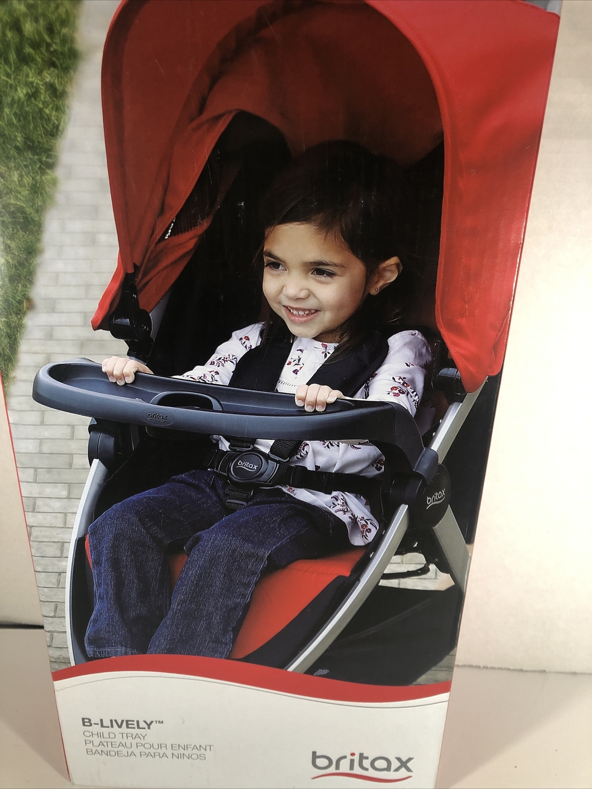 britax b lively tray