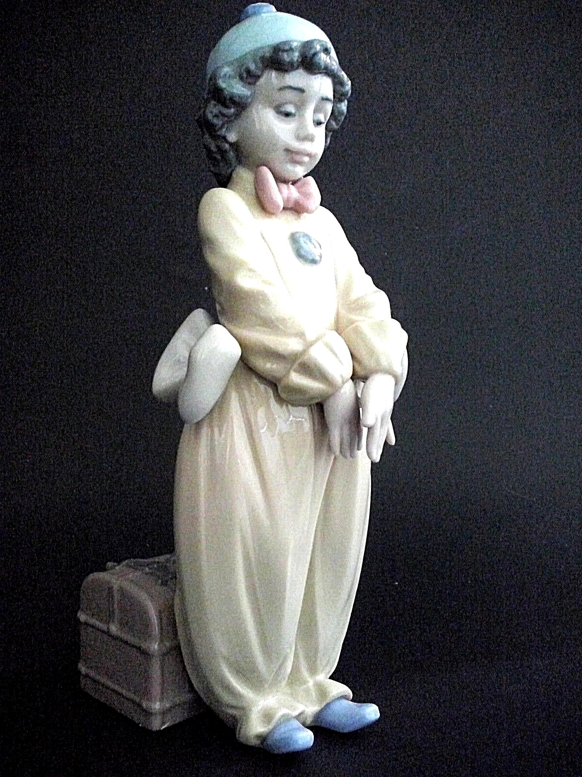 Vintage Retired Lladro PIERROT IN LOVE Porcelain Spain #6258 Figurine Hand Made 