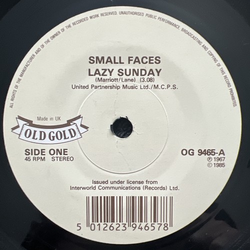 Small Faces – Lazy Sunday / Tin Soldiers 7'' Vinyl CLEANED/TESTED VG+ VIDEO CLIP - Foto 3 di 6