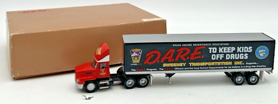 #ad #ad DARE KEEP KIDS OFF DRUGS SWEENEY TRANSPORT TRUCK amp; TRAILER PEM BROKE SIDE MIRROR $48.30