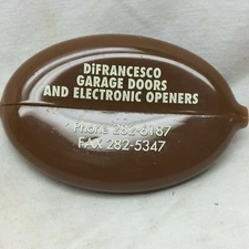 Quikoin USA Coin Holder Purse Rubber Advertising DiFrancesco Lorain OH Vintage 