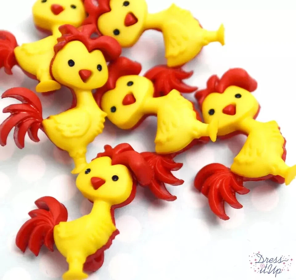 All different Styles-FUN!! ~Jesse James Dress It Up /Button Embellishment - Image 2 of 4