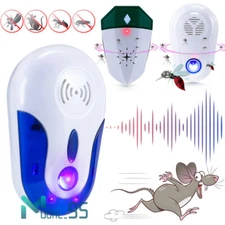 Electronic Pest Repeller Plug In Ultrasonic and Sonic Reject Rat Mouse Bats Home