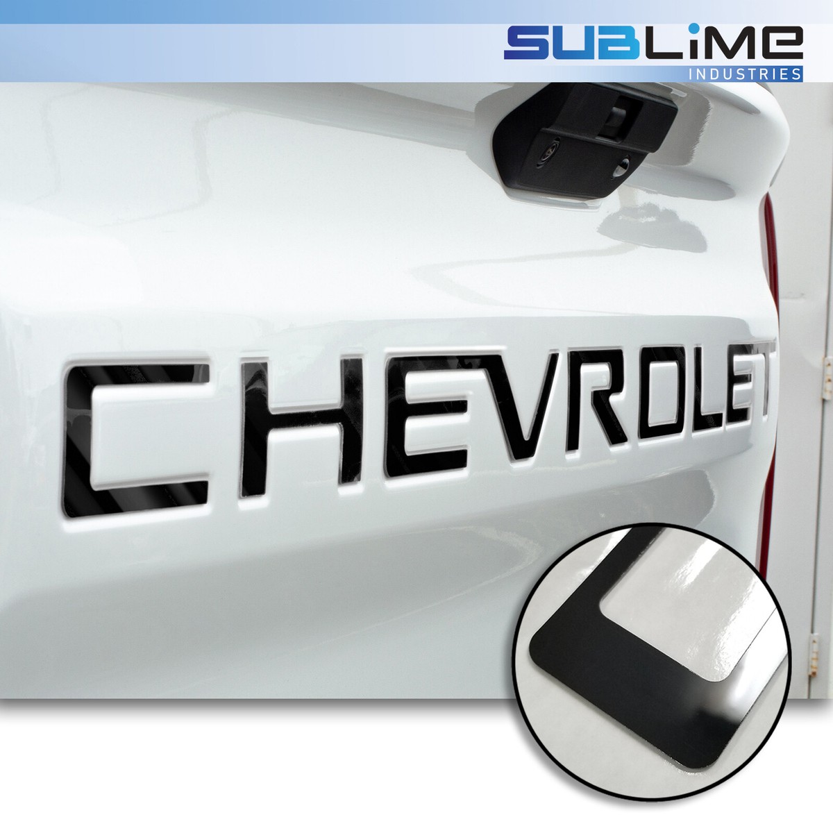 2025 Chevy Letters Tailgate Letters Raised Plastic Inserts For 2019 ...