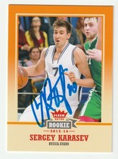 Sergey Karasev Signed 2013-14 Fleer Retro Card #59 RC Auto Autograph COA
