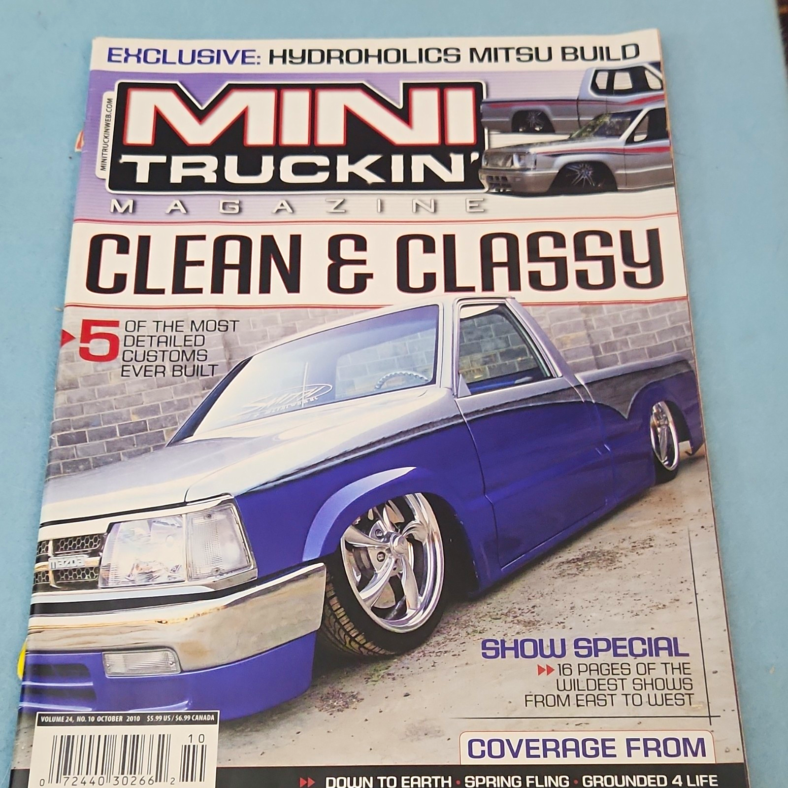 Mini Truckin' Magazine Oct 2010 Vol 24 No 10 Illustrated Mini Trucks