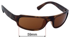 SFx Replacement Sunglass Lenses fits Arnette AN4042 - 59mm Wide