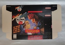 Street Fighter Alpha 2 FOR DISPLAY ONLY BOX Super Nintendo SNES
