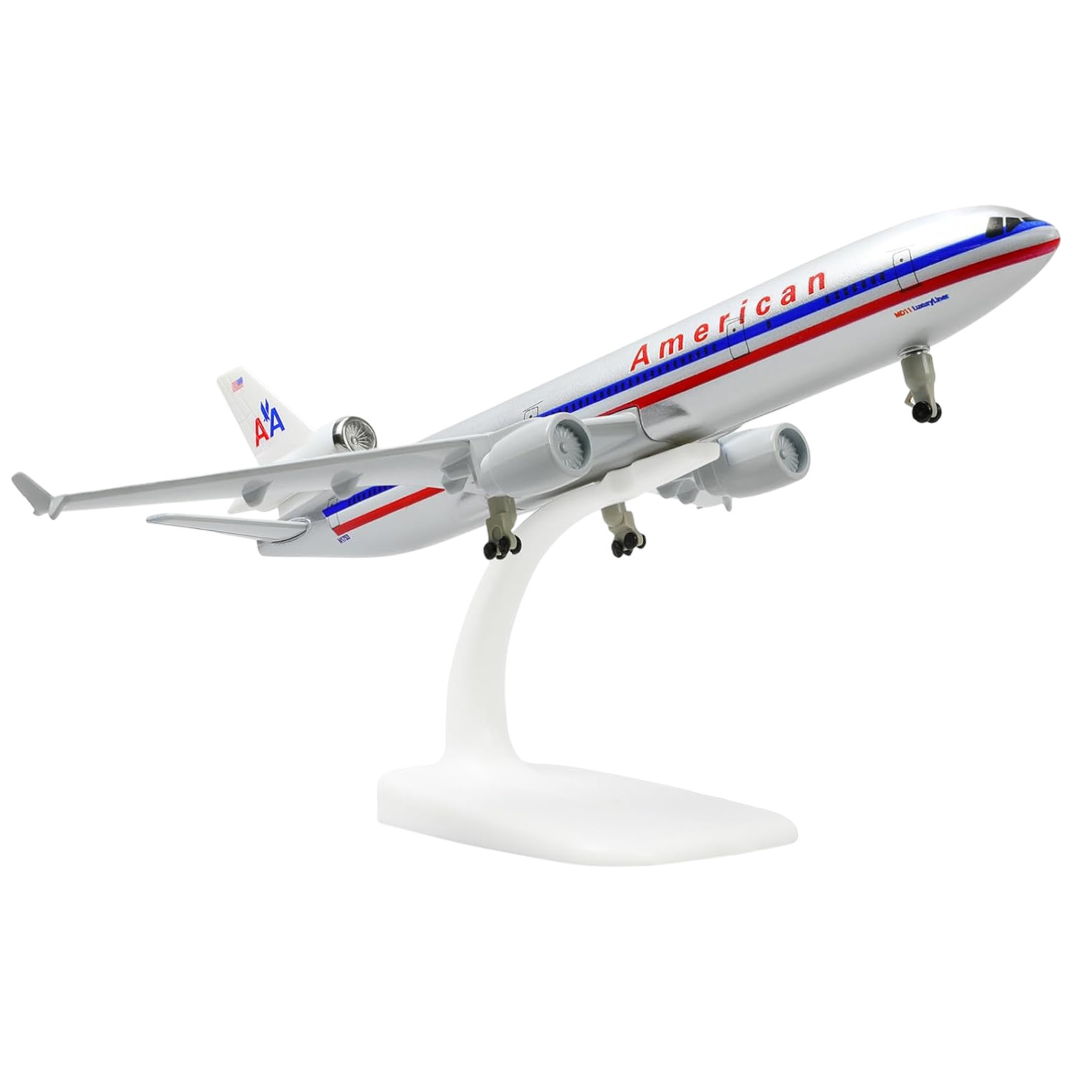 American Airlines MD-11 Diecast Metal Aircraft Model Plane Gift - 1/300 Scale