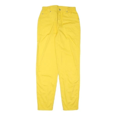 Pantalon Décontracté Zip Coton Mélangé Jaune Homme W27 L31 Casual Confort - Photo 1/4