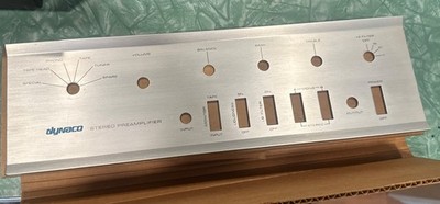 Dyna Stereo Preamplifier Faceplate Replacement Part Vintage Equipment Excellent