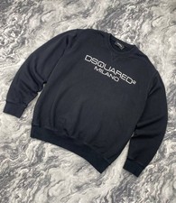 Dsquared2 Sweatshirt Big Logo Men Size L Black