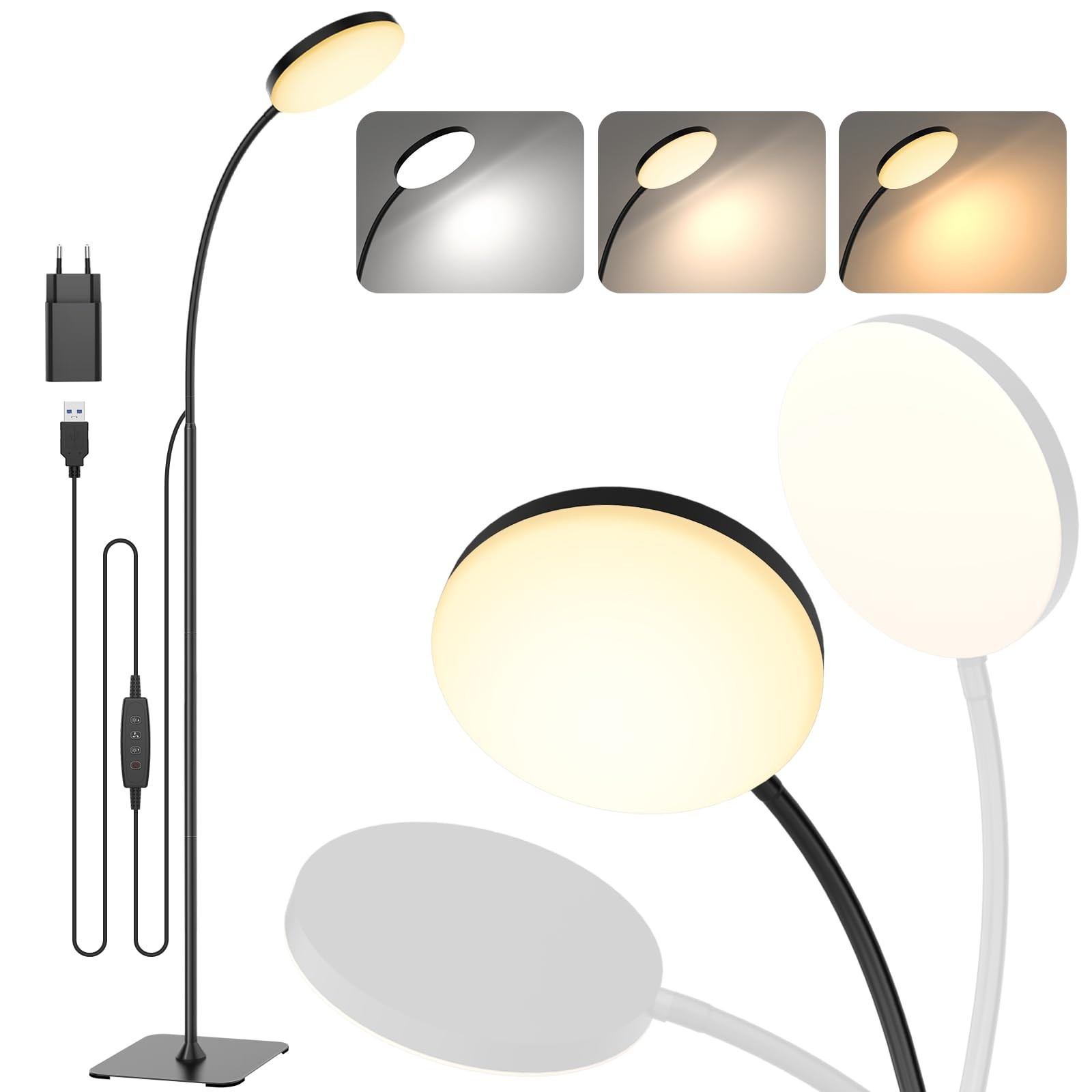 OFFERTA Mojimdo 160LED: Lampada da Terra Dimmerabile per Casa e Ufficio
