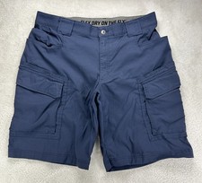Duluth Trading Co Shorts Men's 38x10 Flex Dry On The Fly Relaxed Fit Cargo