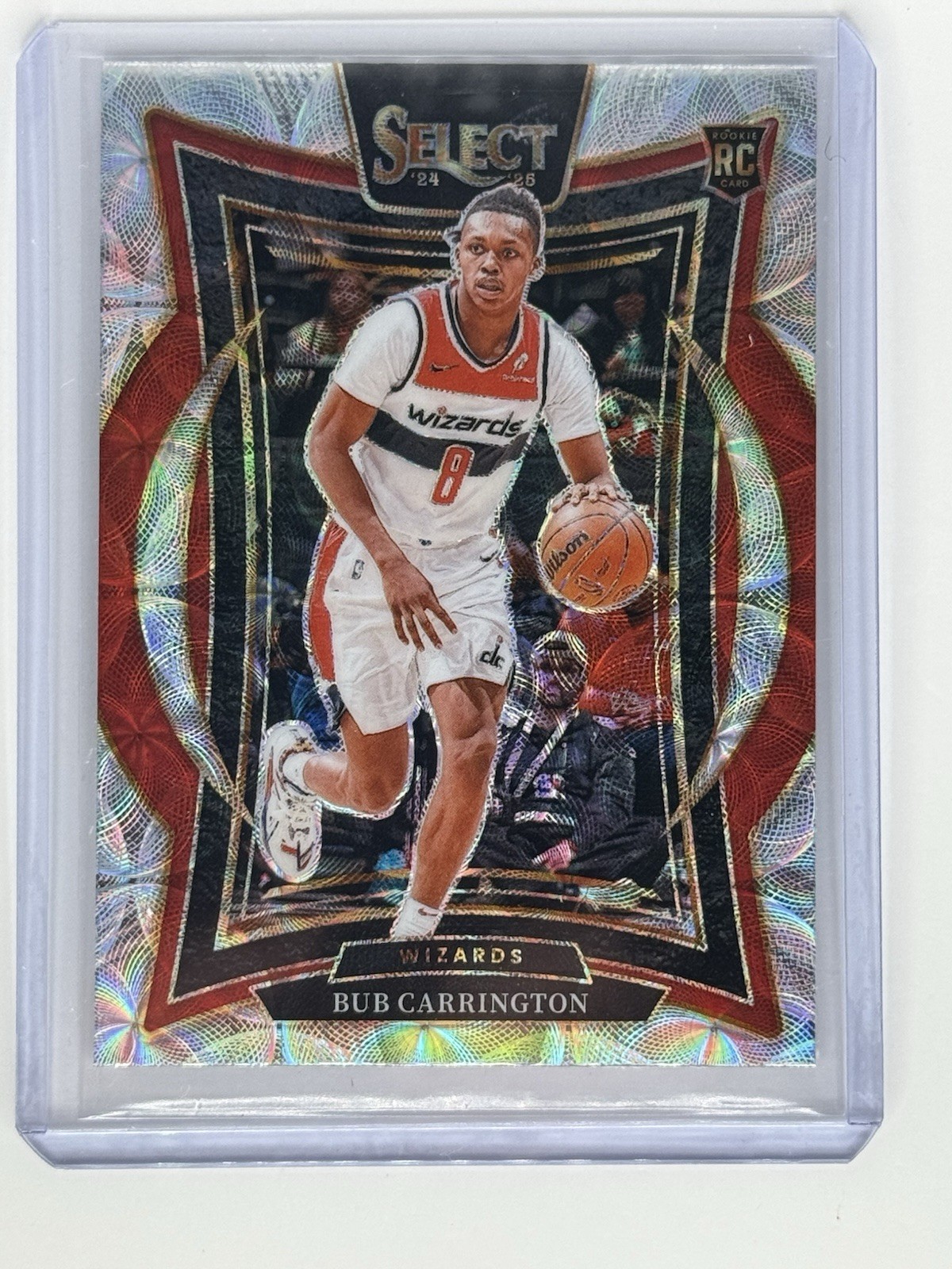 Bub Carrington 2024 Panini Select - Concourse Silver Scope Prizm Rookie RC #81