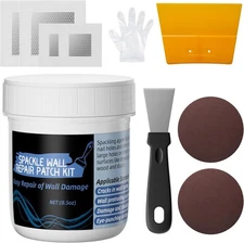 Oriflame Drywall Repair Kit: 8.5 Ounce Spackle Wall Repair with Patch/Scraper/Sa