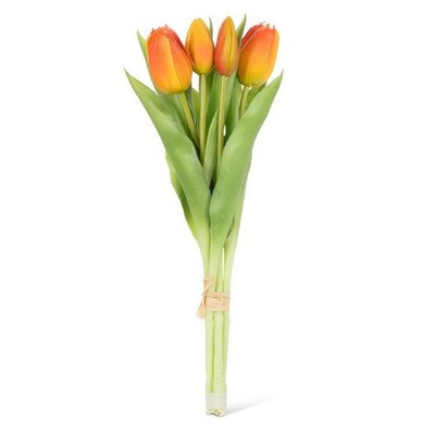 Lifelike 5 Stem Tulip Bunch Artificial Flower