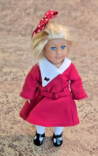 American Girl Mini Kit Kittredge Doll in Festive Christmas/Holiday Outfit