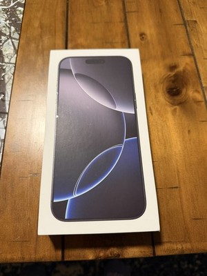 Apple iPhone 16 Pro Max Black Titanium Empty Box